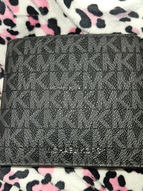 Michael Kors Black Logo Bifold Wallet